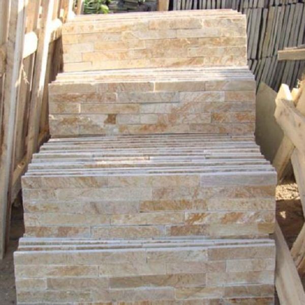 Sárga fa pala kőpanel