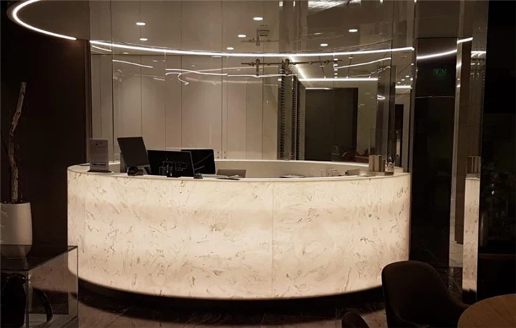 Illuminated Quartzite Countertops