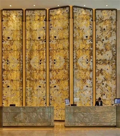 Új dizájn Led Marbles Lumi Stone Panels Háttérre Dec