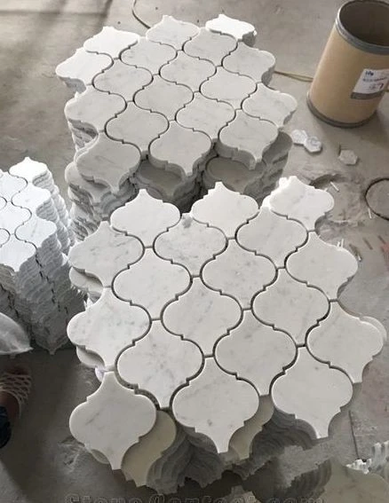 arabesque white tile